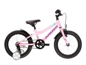 rower dziecięcy kross mini 3.0 v1 różowo-fioletowo-turkusowy 2022