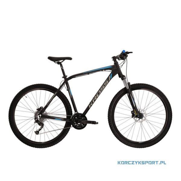 rower górski kross esprit 2.1 czarno-grafitowo-niebieski 29" l 2022
