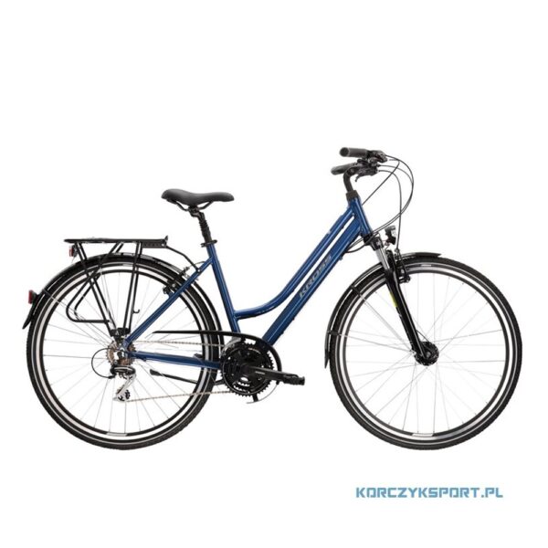 rower trekkingowy kross trans 3.0 niebiesko-szary 28" m 2022